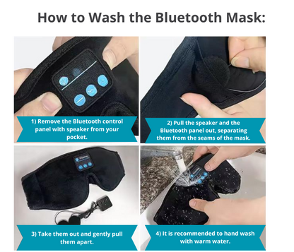 Máscara de Sono de Alta Qualidade com Bluetooth