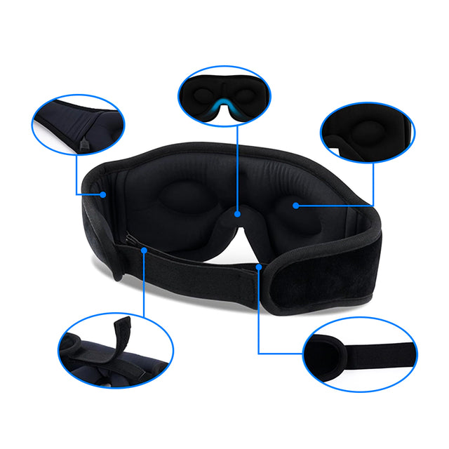 Máscara de Sono de Alta Qualidade com Bluetooth